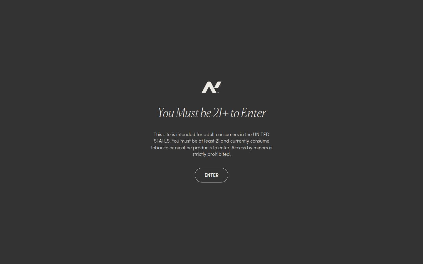 athleticnicotine.com homepage screenshot