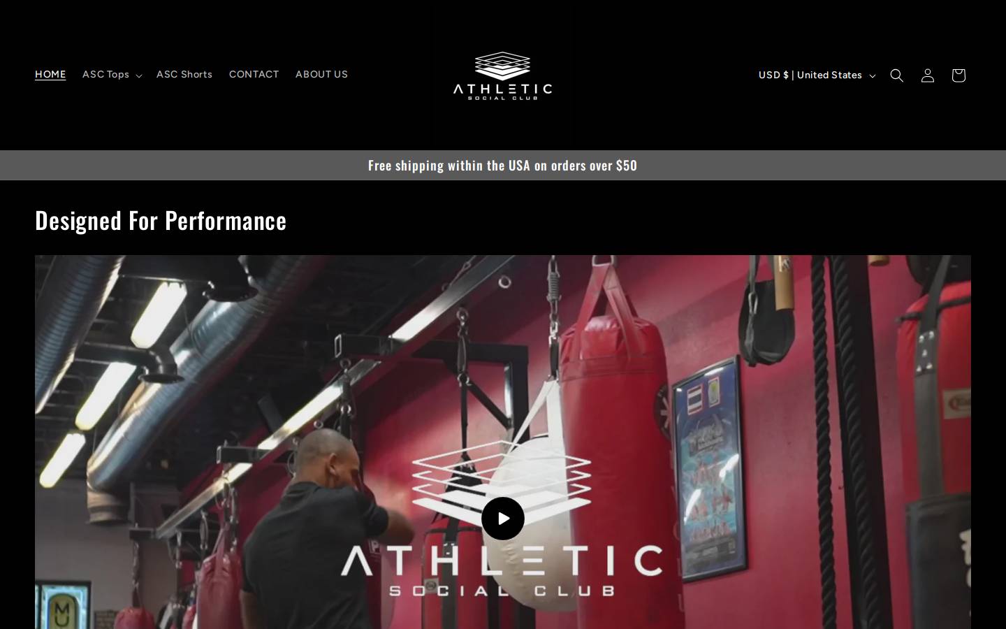 athleticsocialclubasc.com homepage screenshot