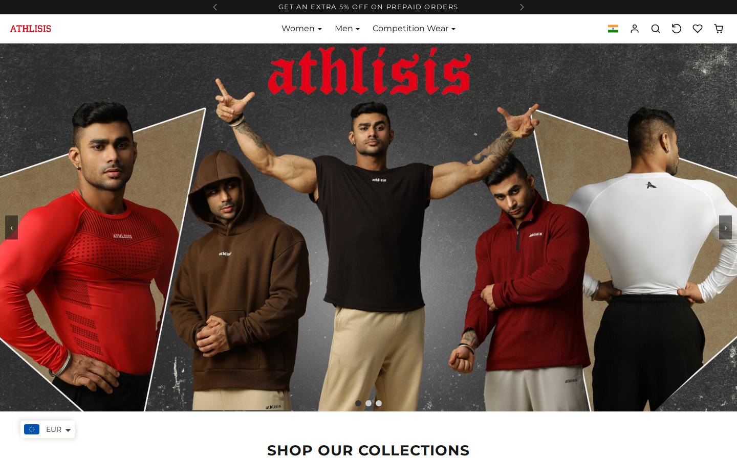 athlisissports.com homepage screenshot