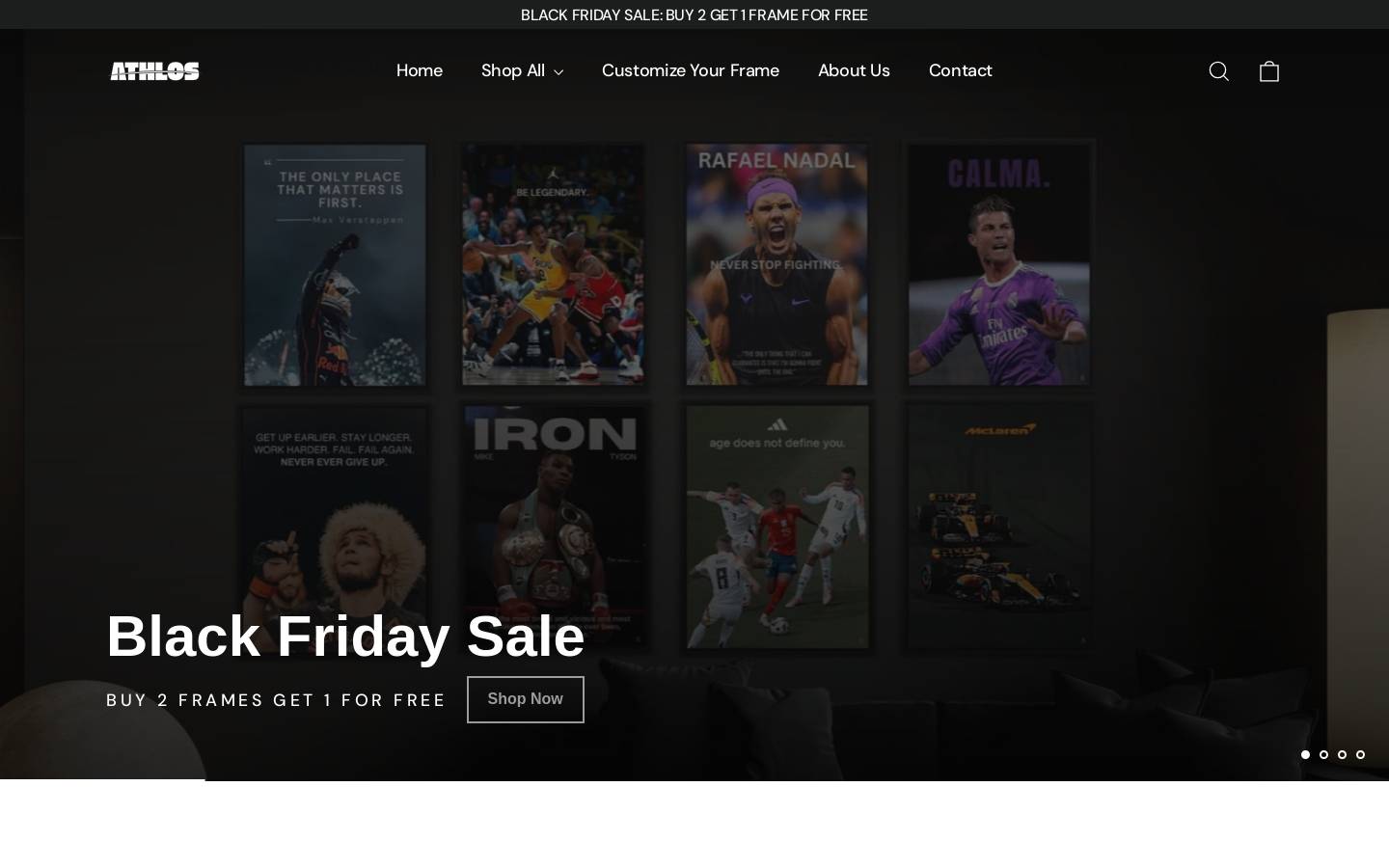 athloslb.com homepage screenshot