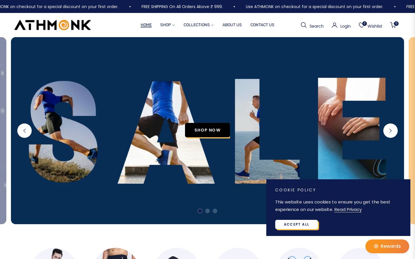 athmonk.com homepage screenshot
