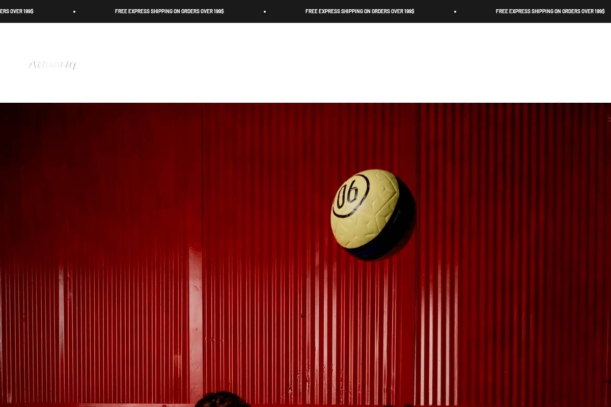 Athntiq homepage screenshot