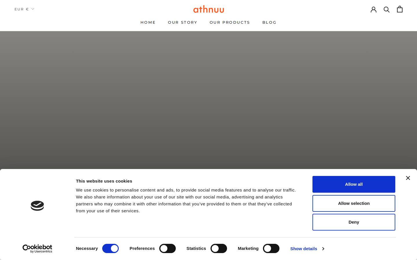 Athnuu homepage screenshot
