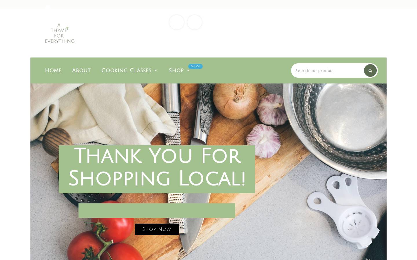 athymeforeverything.com homepage screenshot