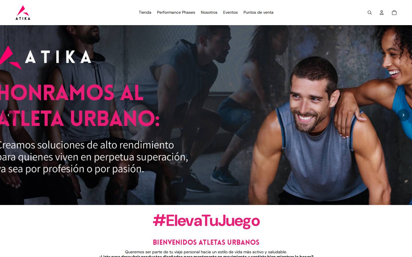 atikapower.com homepage screenshot