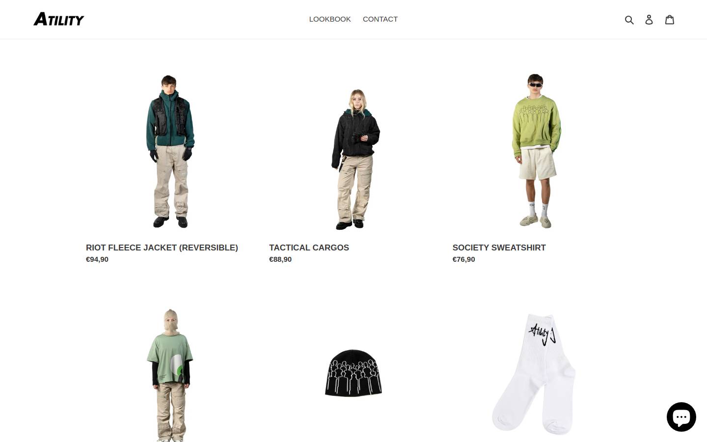 atilityshop.com homepage screenshot