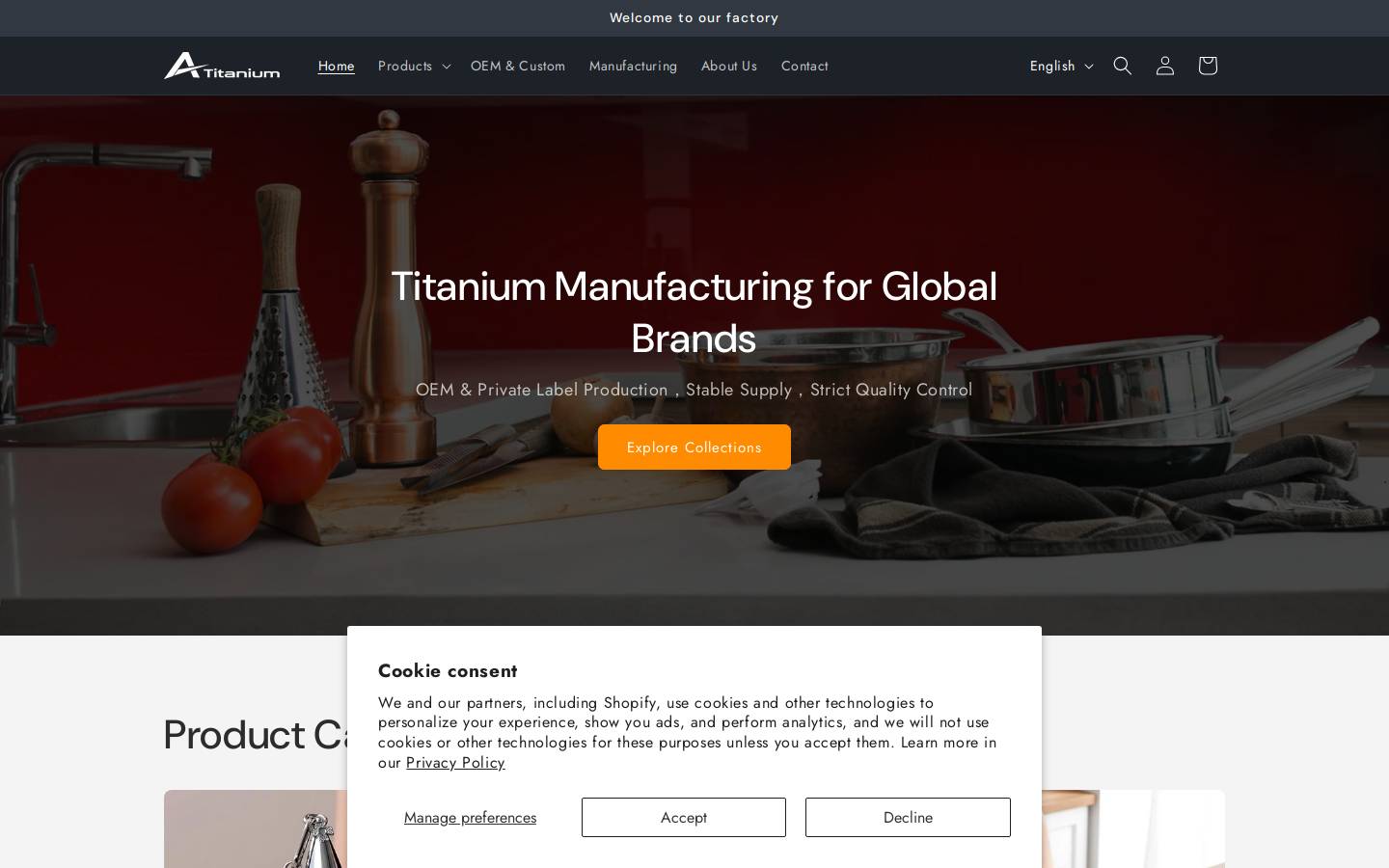 atitanium.com homepage screenshot