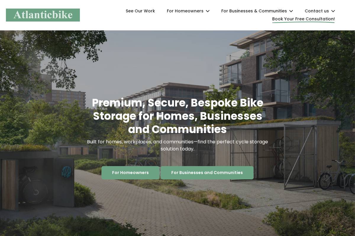 Atlanticbike homepage screenshot