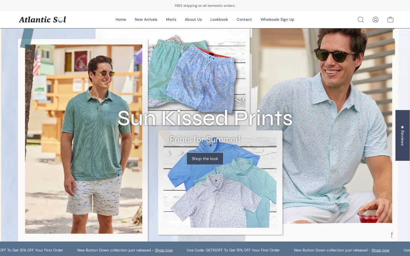 atlanticsol.com homepage screenshot