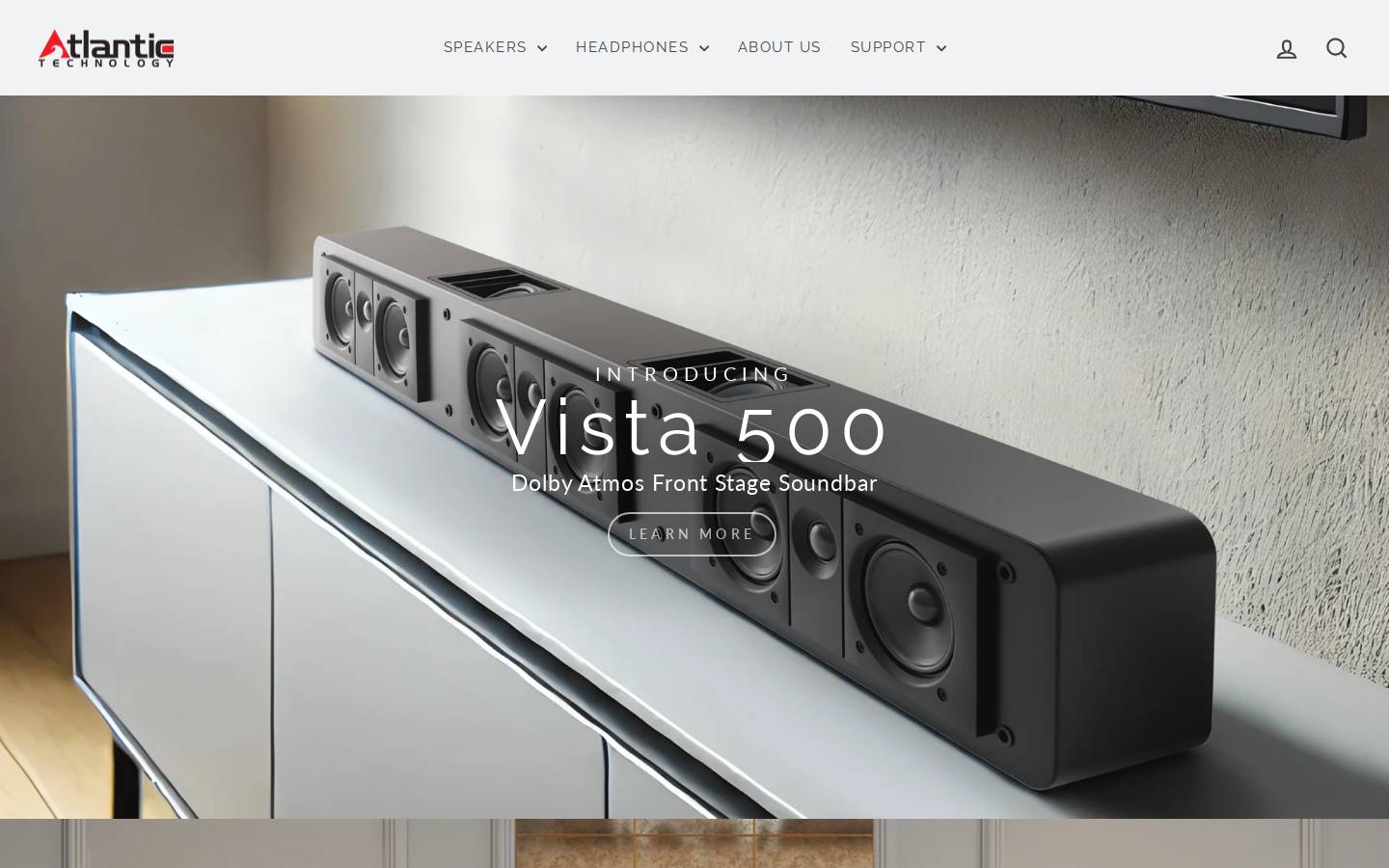 Atlantic Technology homepage screenshot