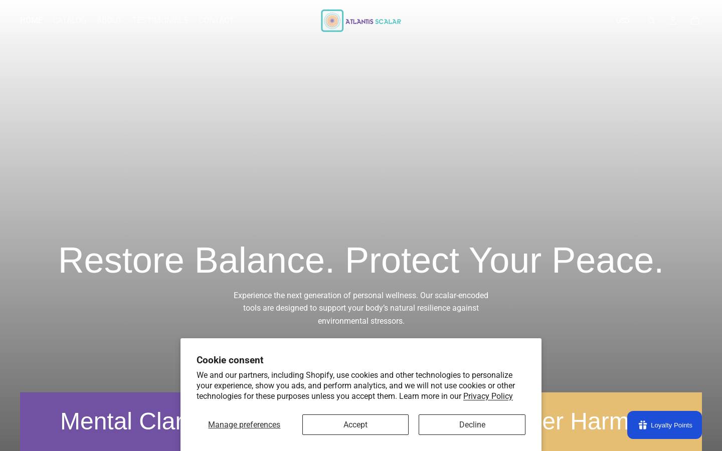 atlantisscalar.com homepage screenshot