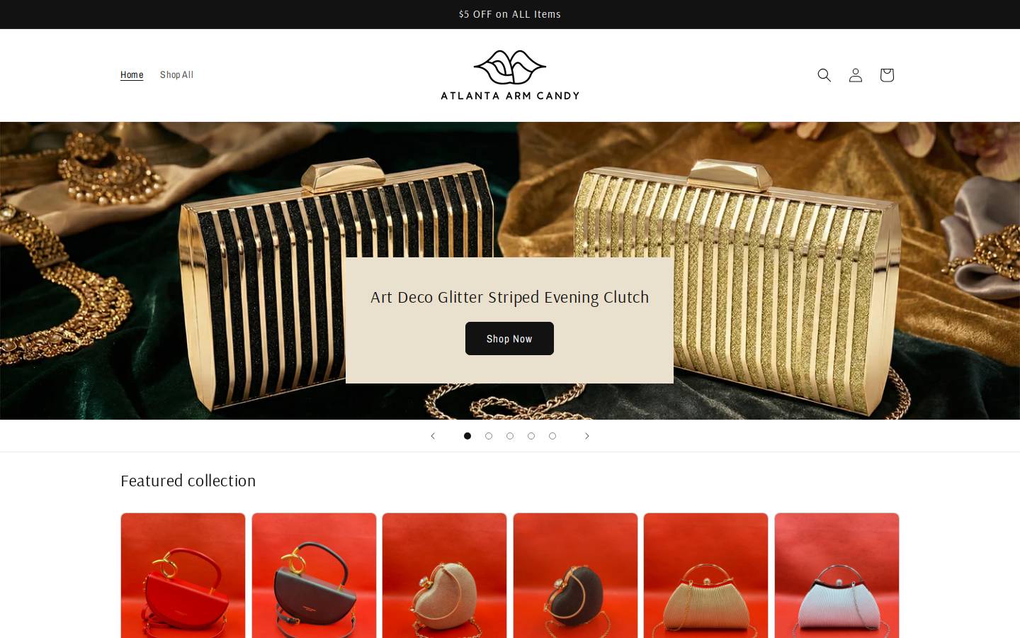 atlarmcandy.com homepage screenshot