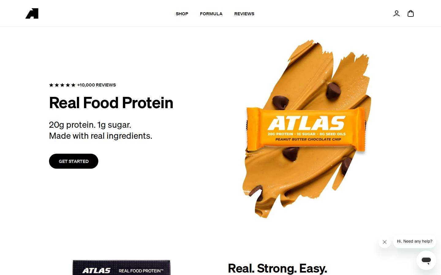 atlasbars.com homepage screenshot
