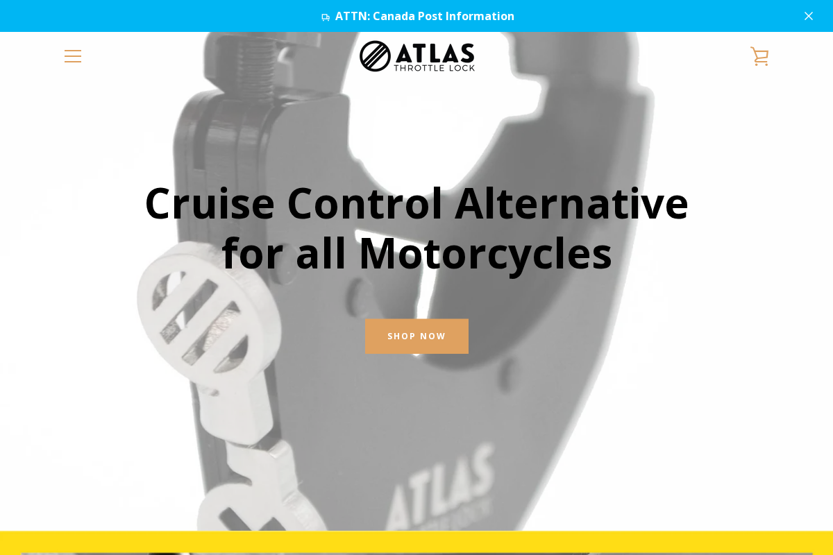 Atlasmoto homepage screenshot