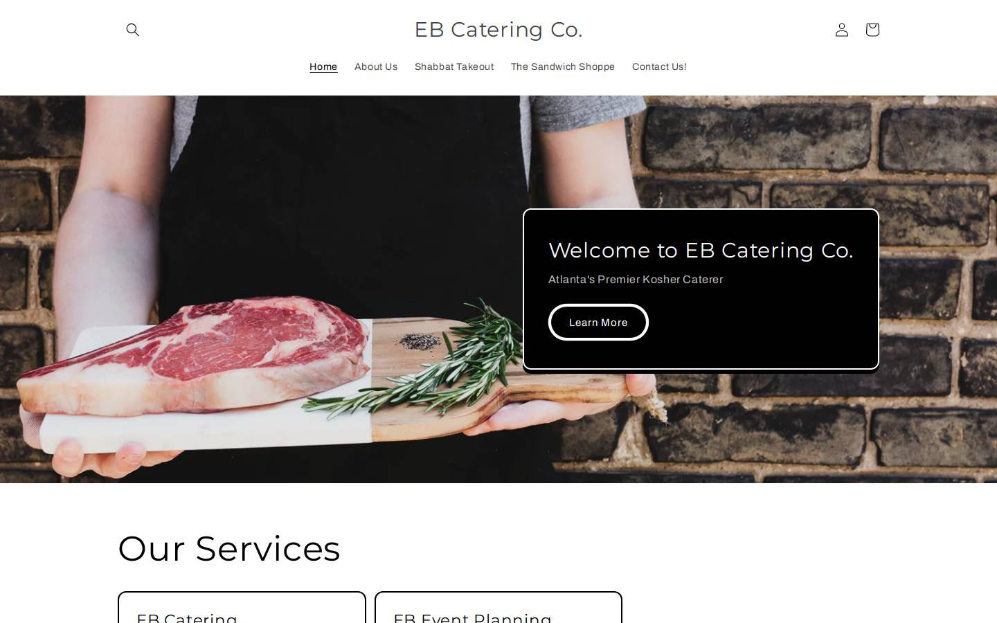 atlkosher.com homepage screenshot