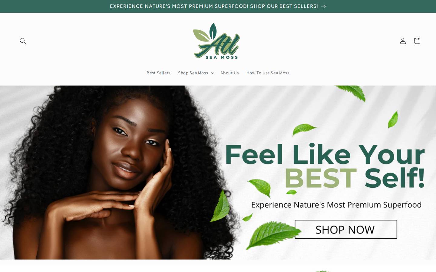 atlseamoss.com homepage screenshot