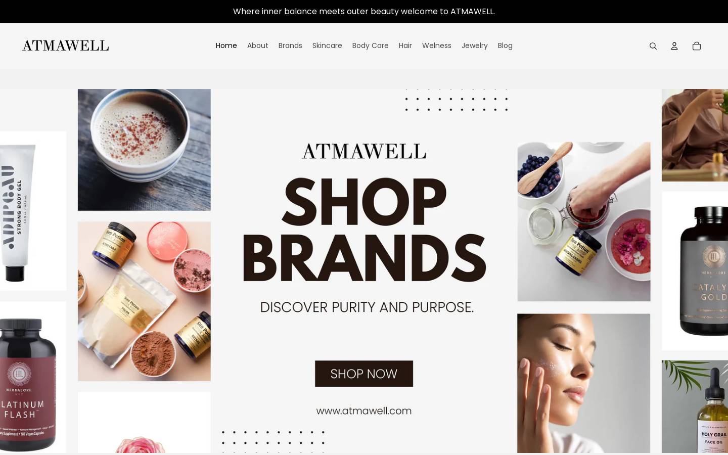 atmawell.com homepage screenshot
