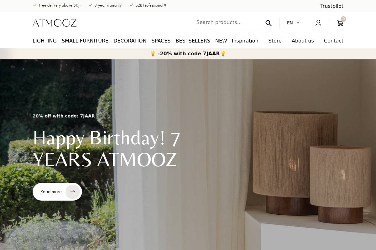 Atmooz homepage screenshot
