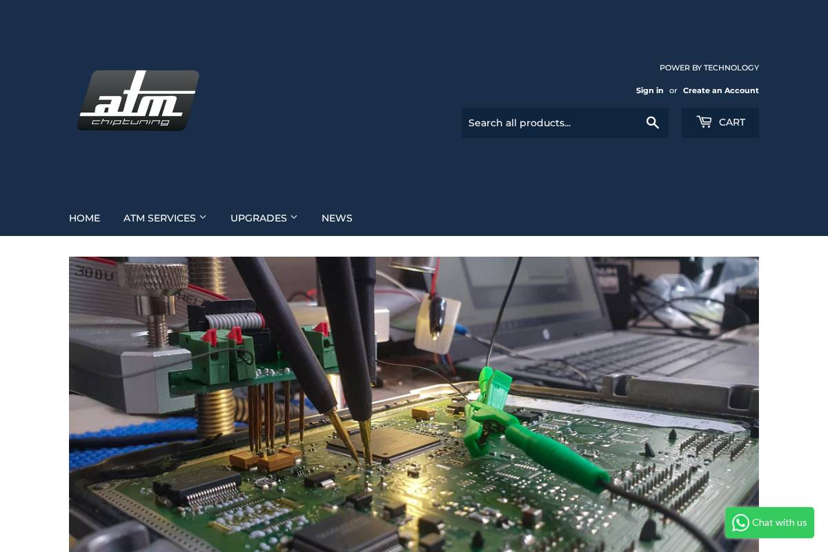 atmtuned.com homepage screenshot