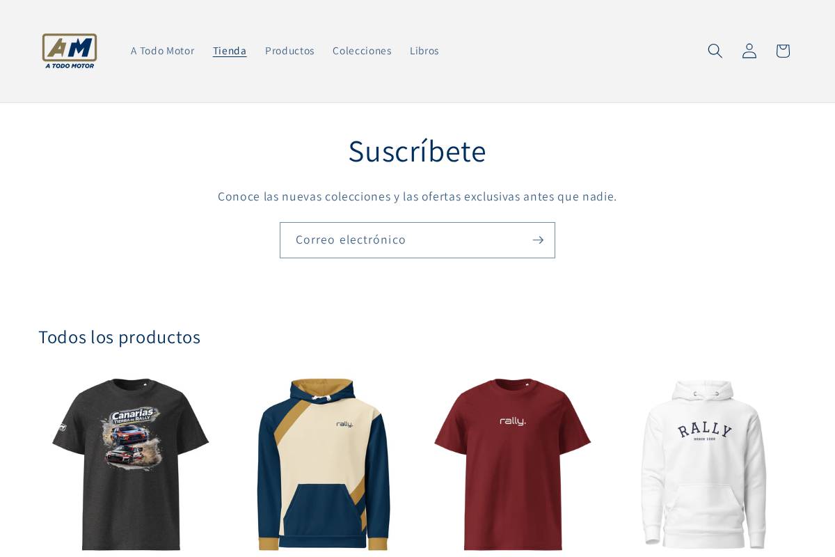 atodomotor.store homepage screenshot