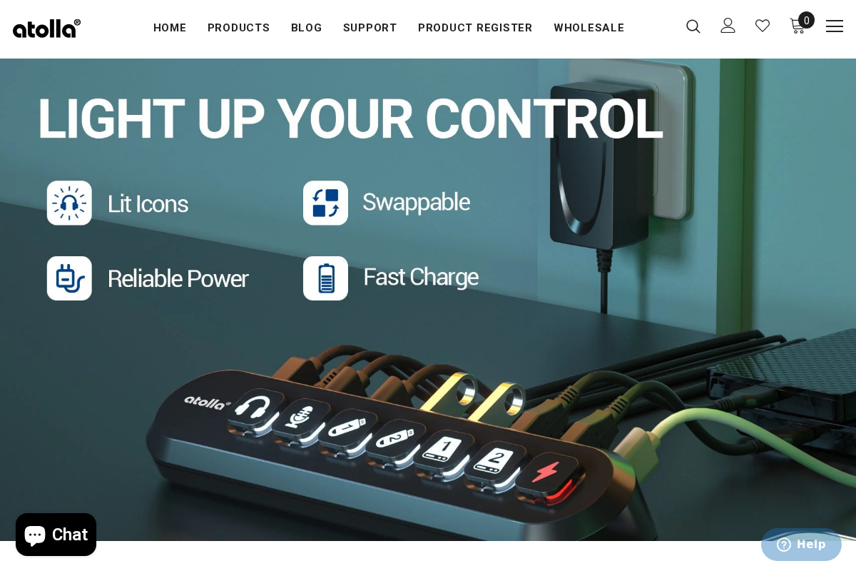 Atolla inc homepage screenshot