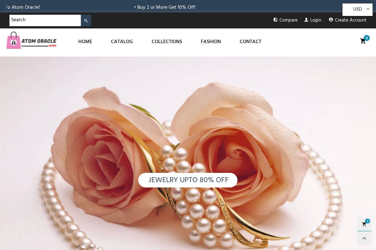 atomoracle.com homepage screenshot