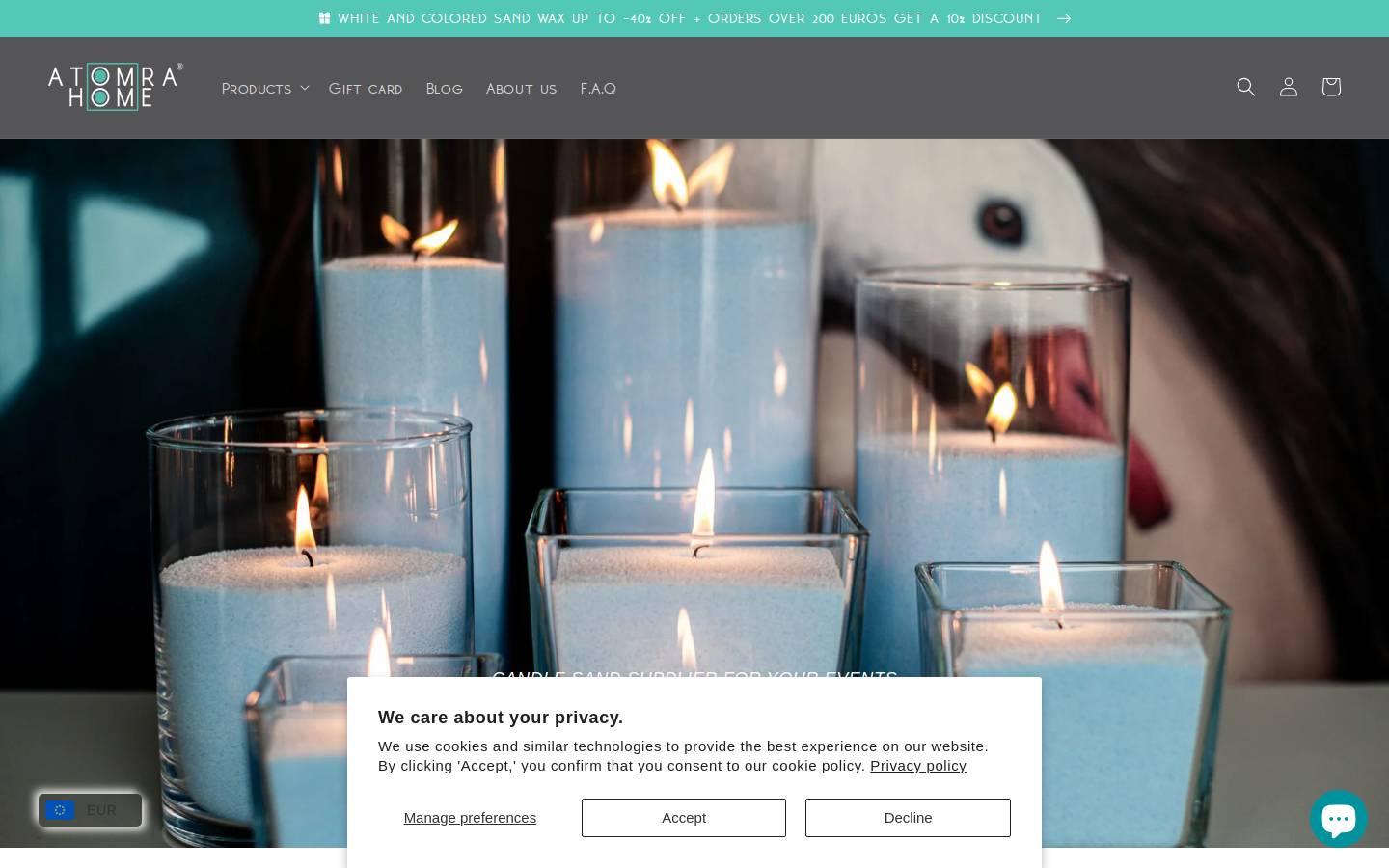 atomrahome.com homepage screenshot