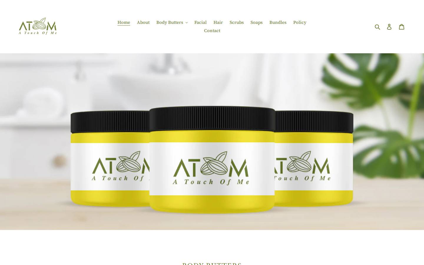 atomscf.com homepage screenshot