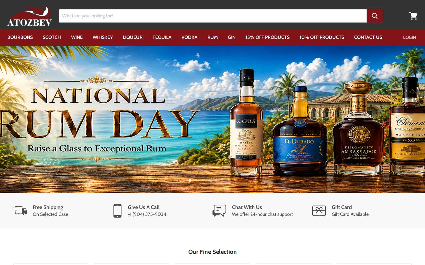 atozbev.com homepage screenshot
