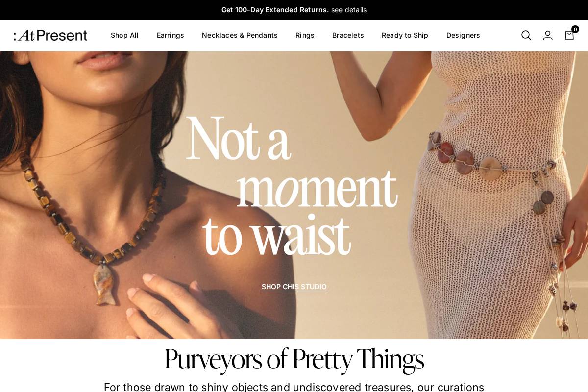 atpresent.com homepage screenshot