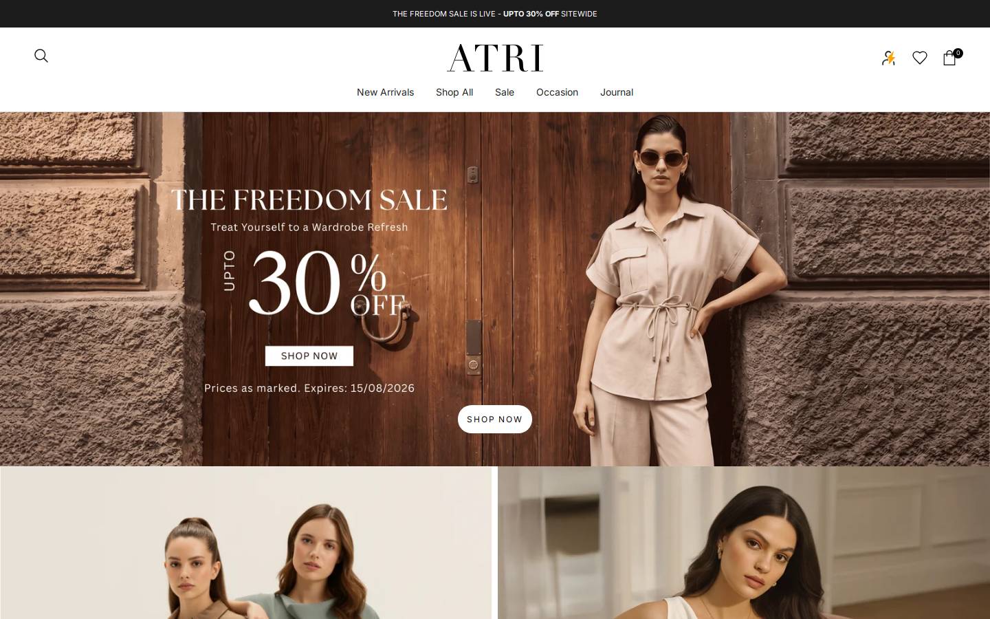 atri.in homepage screenshot