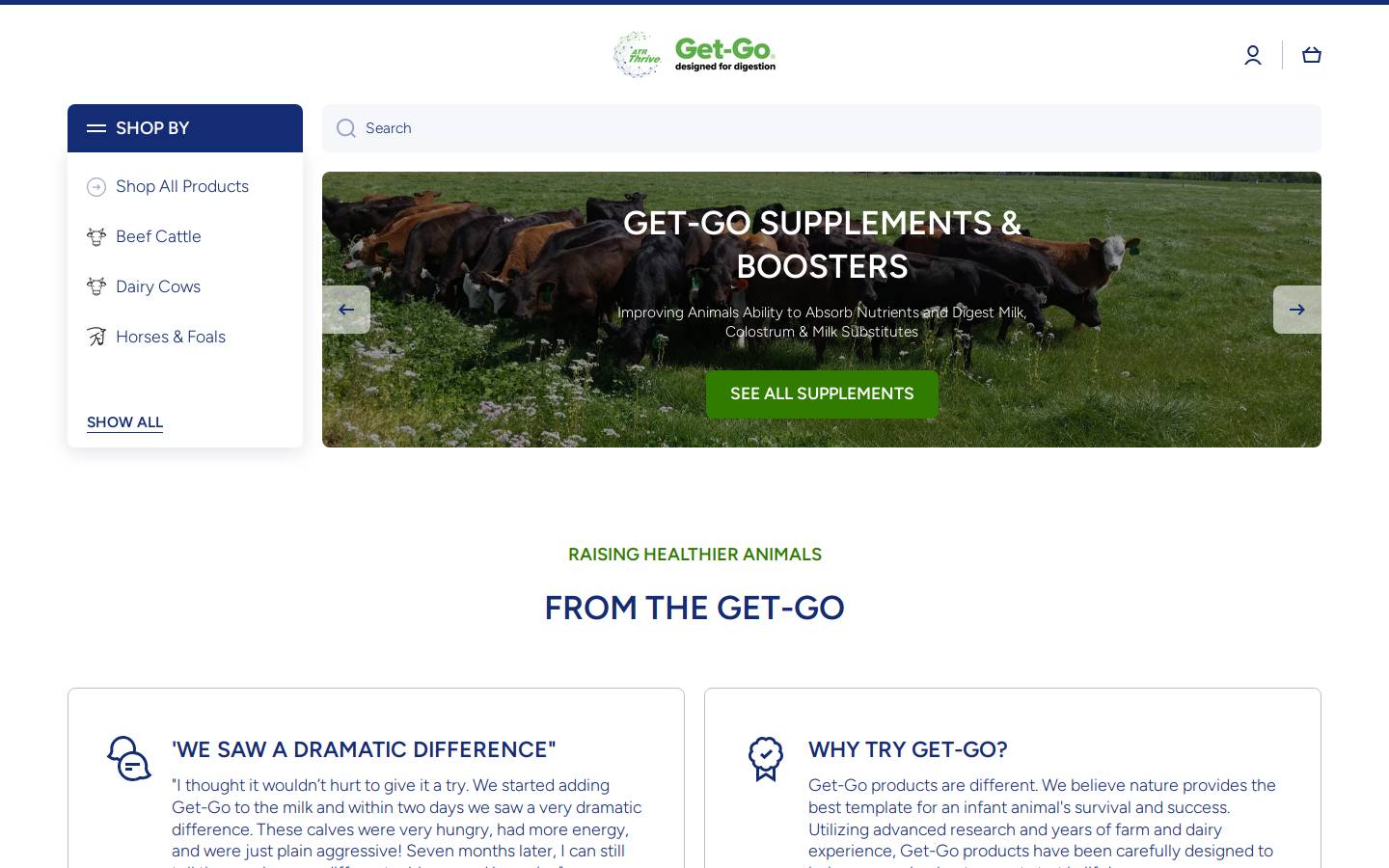 atrthrive.com homepage screenshot