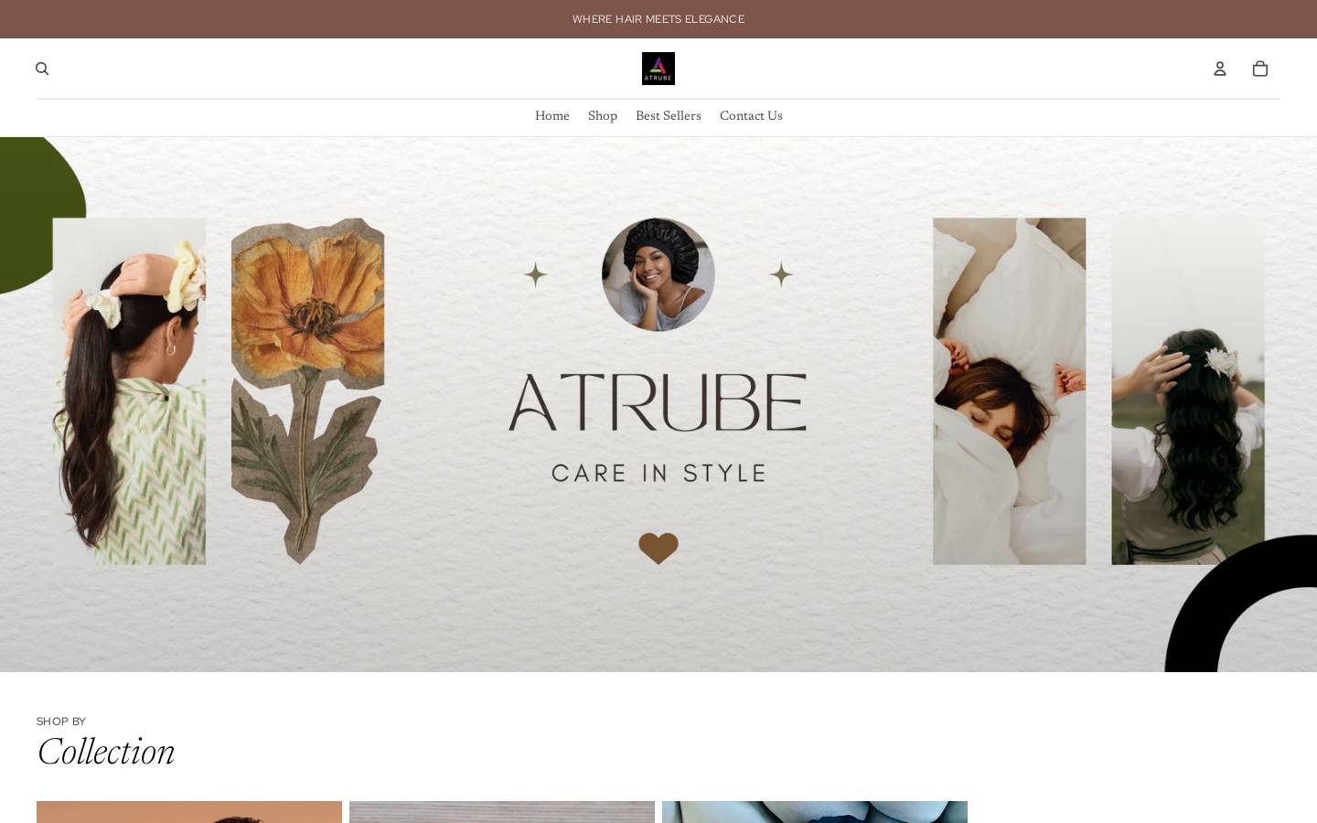 atrube.com homepage screenshot