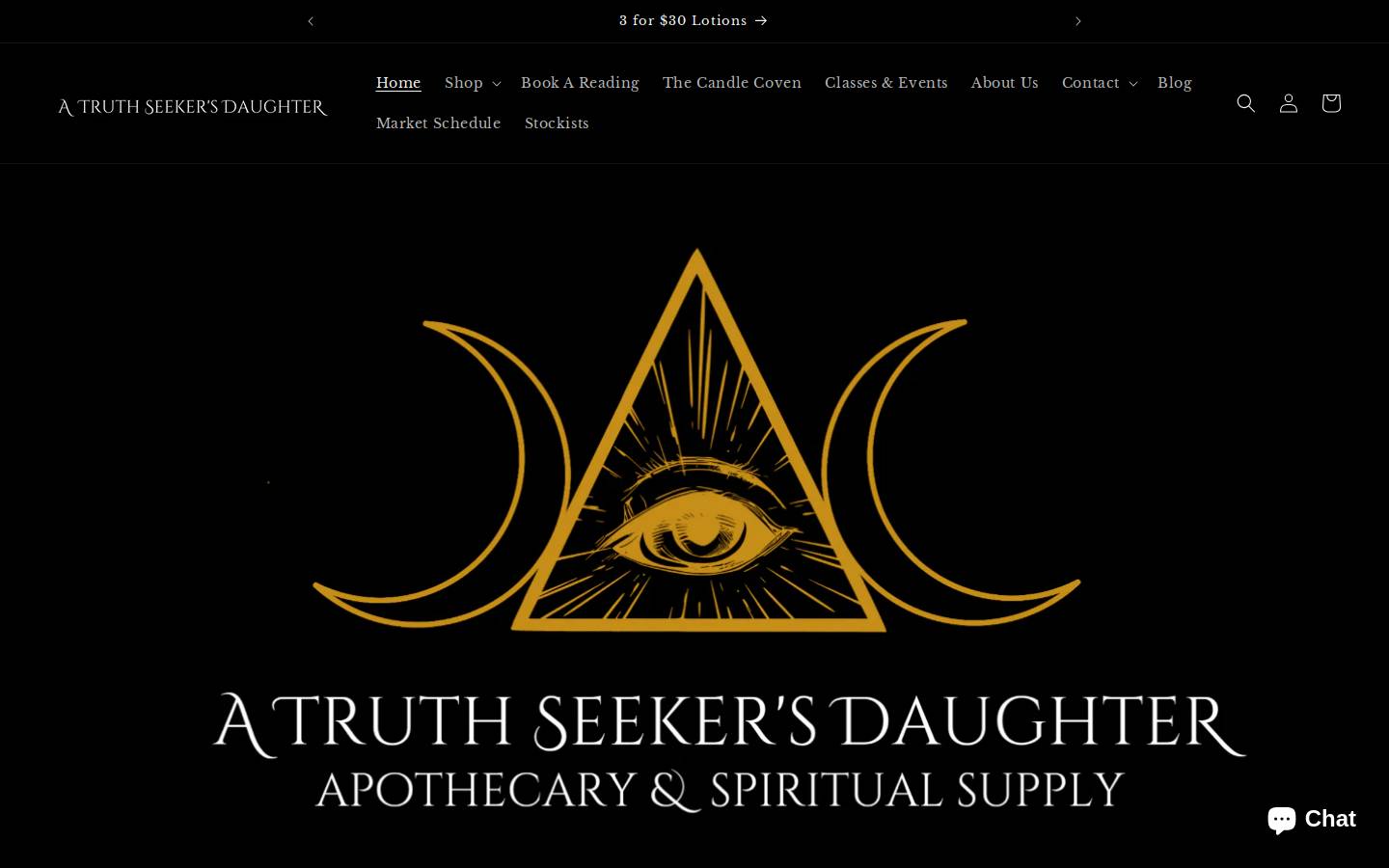 atruthseekersdaughter.com homepage screenshot