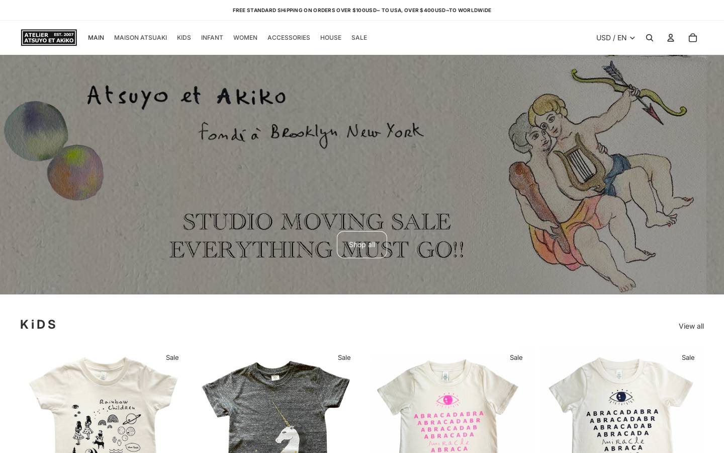 atsuyoetakiko.com homepage screenshot