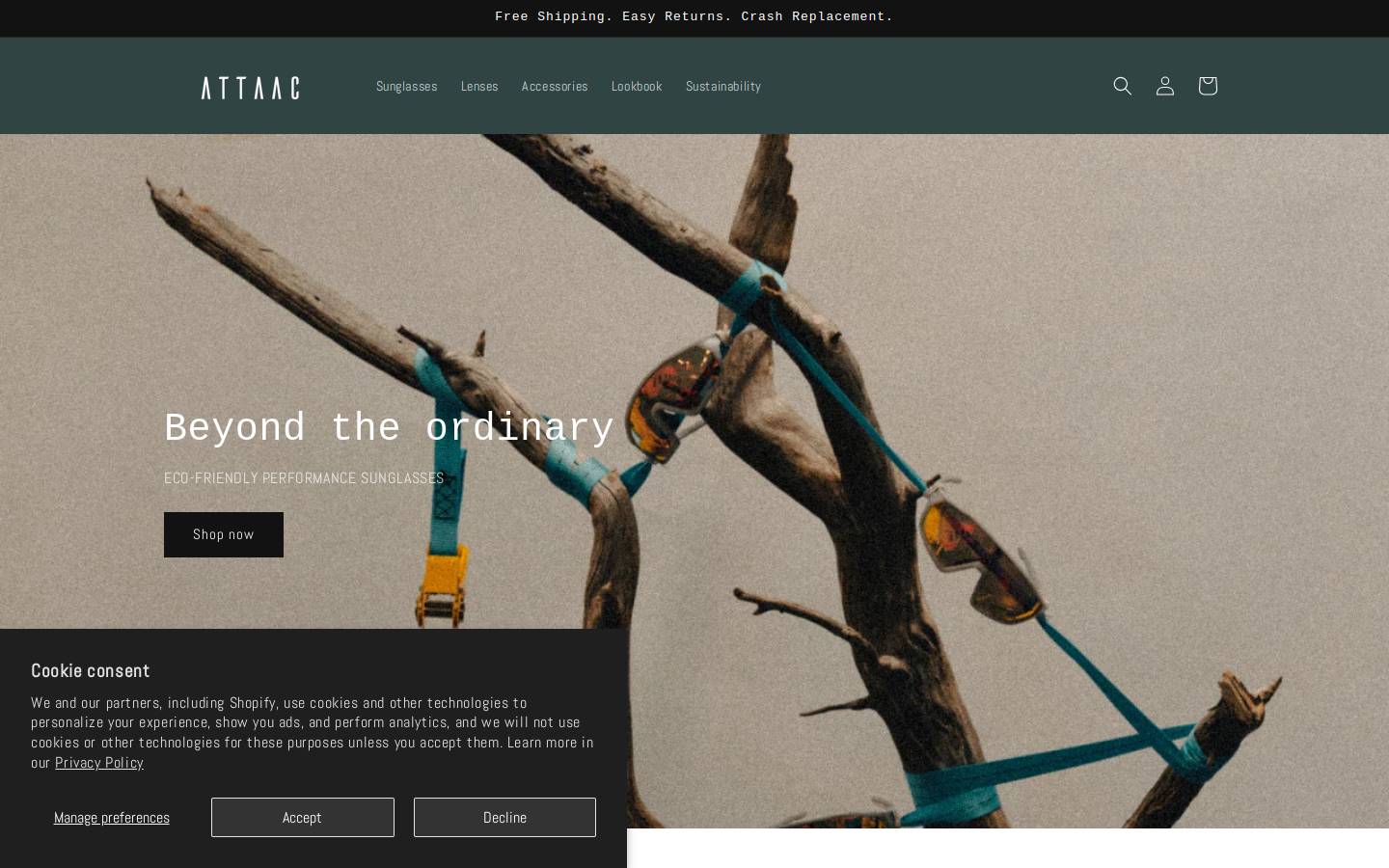 ATTAAC homepage screenshot