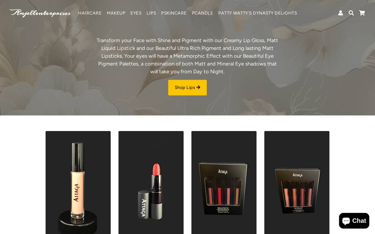 attaga.com homepage screenshot