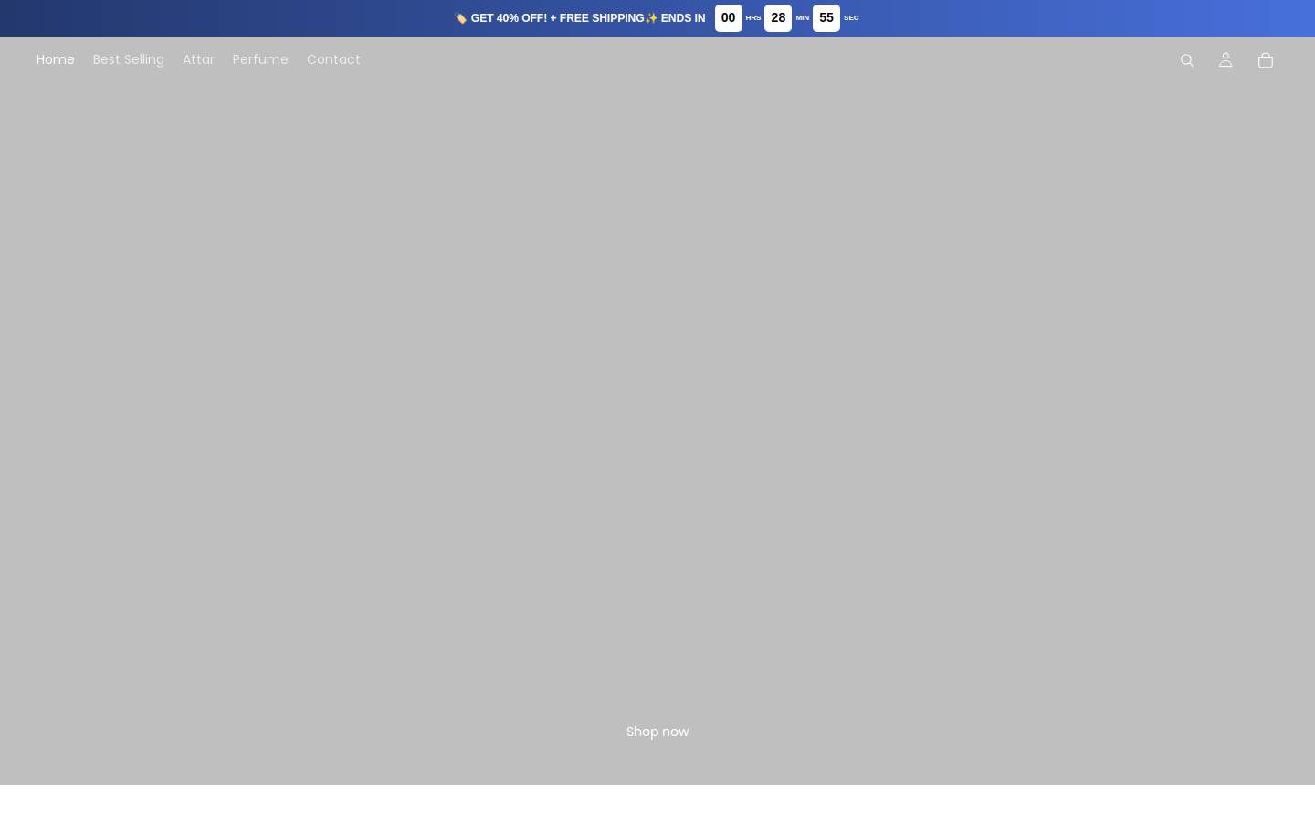 attarwalashop.com homepage screenshot