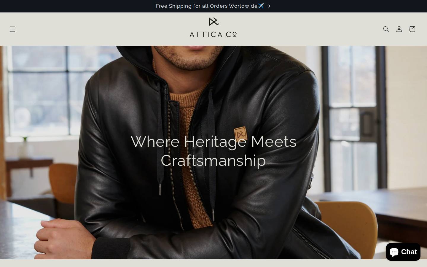 atticaco.com homepage screenshot