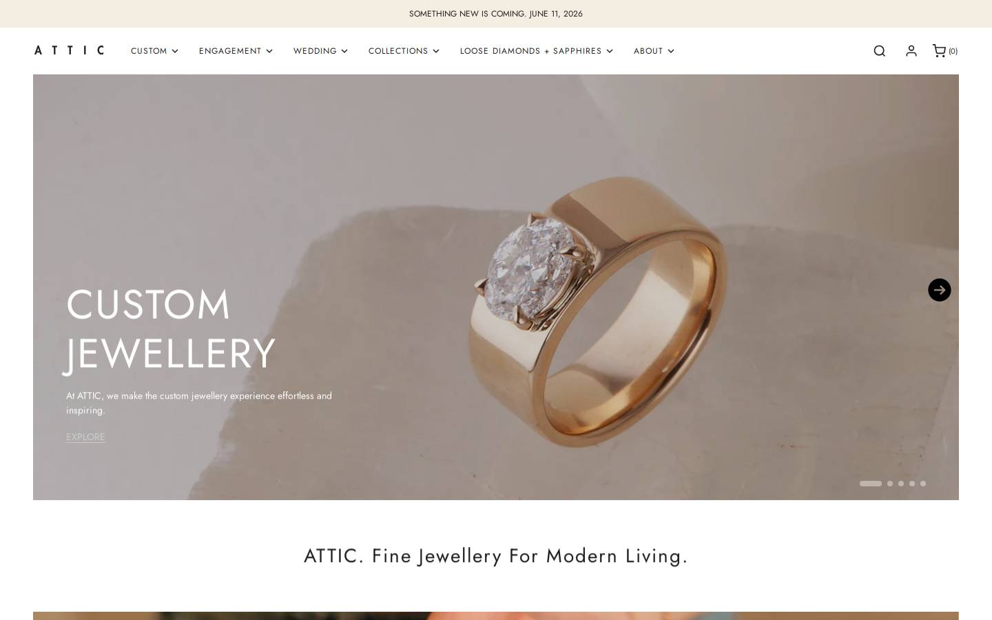 atticgold.com homepage screenshot