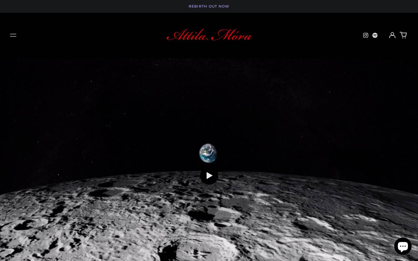 attilamora.com homepage screenshot