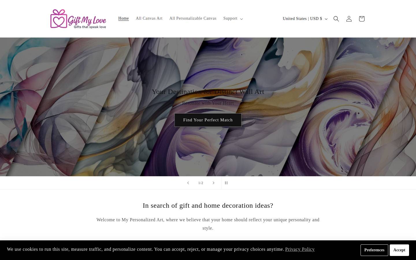 attitute.love homepage screenshot
