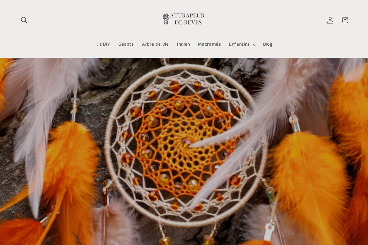 Attrapeur de Rêves homepage screenshot