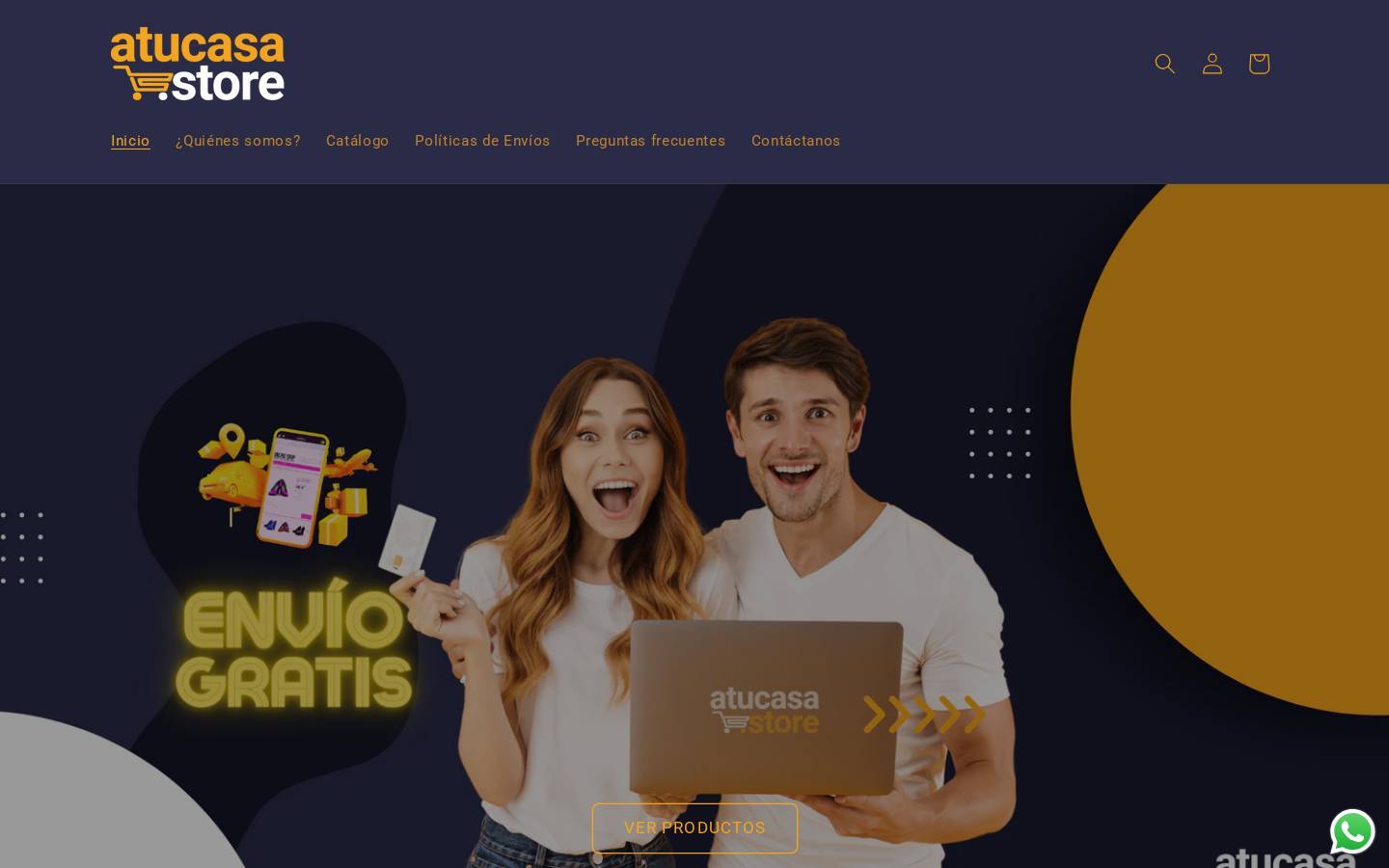 atucasa.store homepage screenshot
