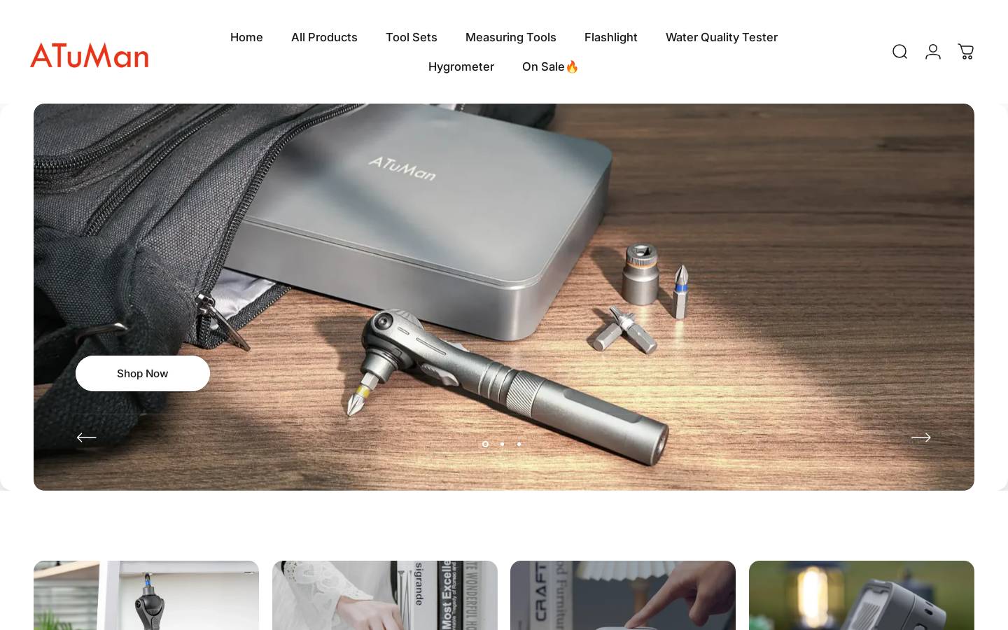 atuman.com.au homepage screenshot