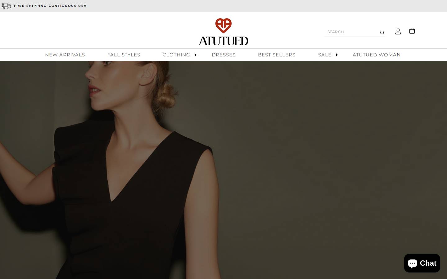 atutued.com homepage screenshot
