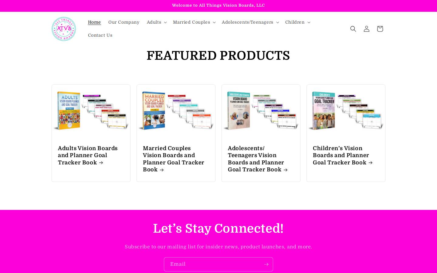 atvisionboards.com homepage screenshot