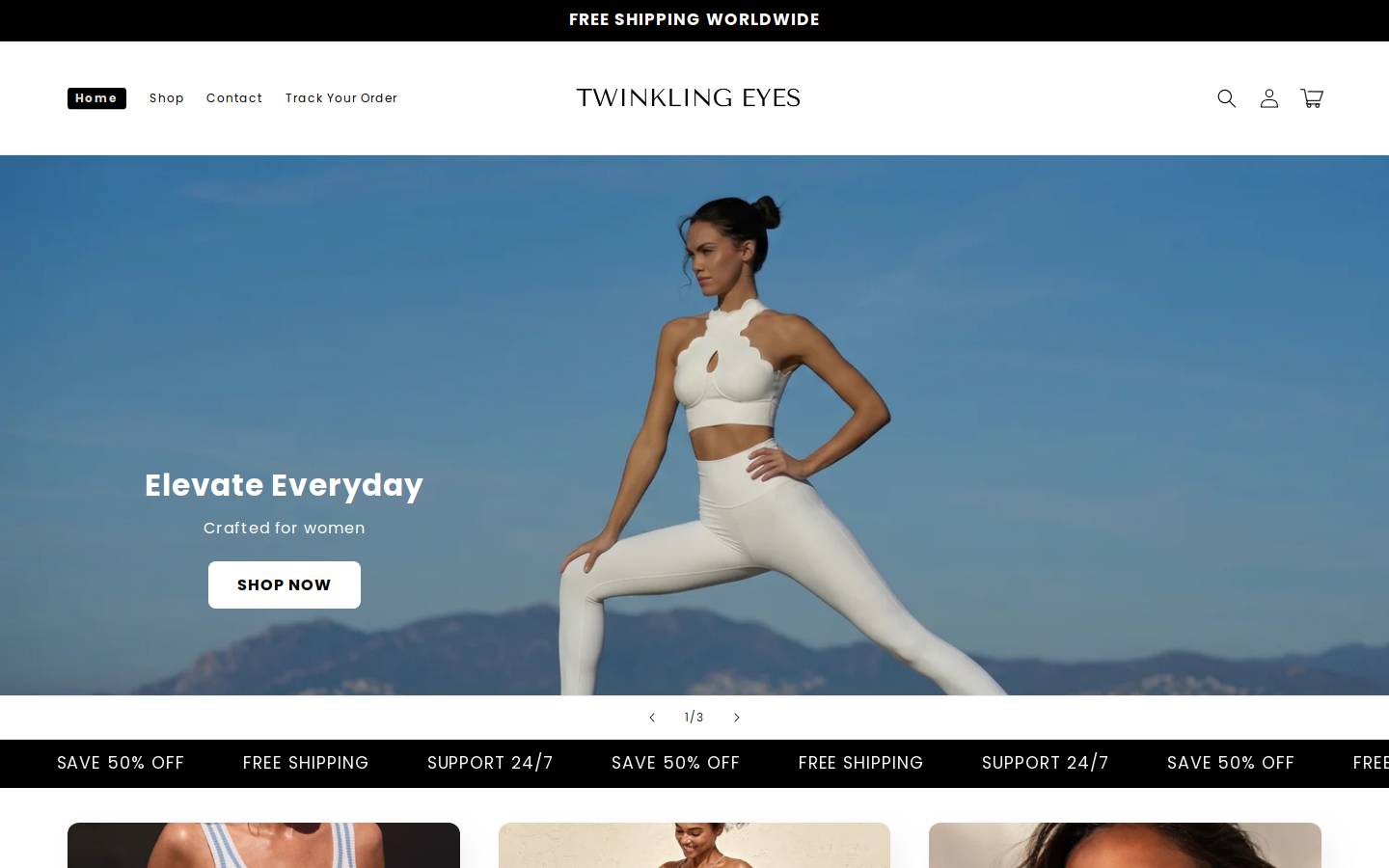 atwinkling.com homepage screenshot