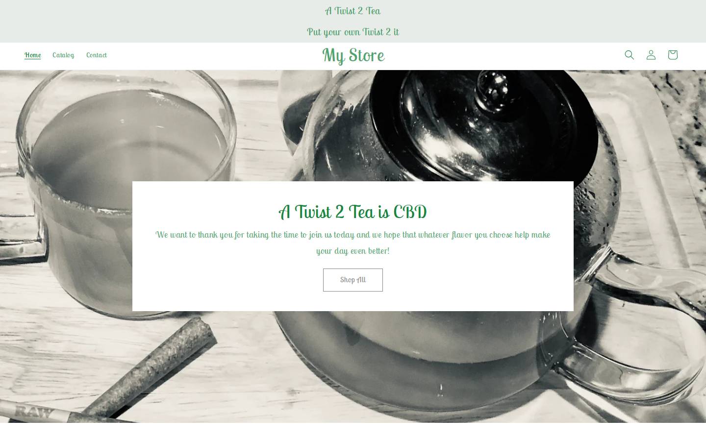 atwist2tea.com homepage screenshot
