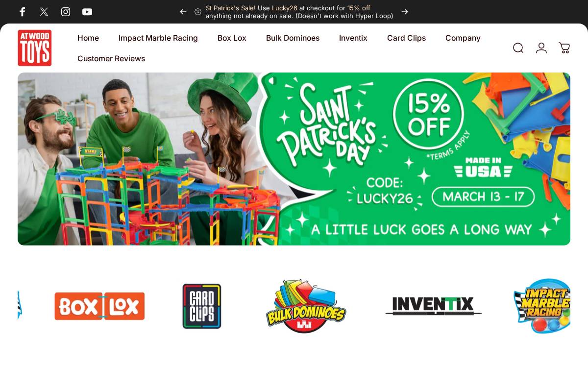 atwoodtoys.com homepage screenshot